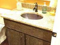 Grey Barnwood Vanity