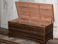 Gray Board Barnwood Chest