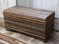 Grey Board Barn Wood Chest