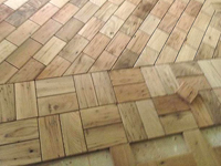 Barnwood Bricks Flooring reclaimed wood tiles