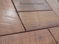Barnwood Bricks Antique Walnut Wood TIles
