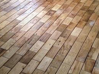 Brick and Basket Weave Pattern wood tiles, Barnwood Bricks