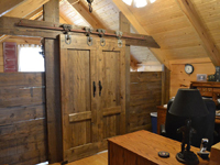 Barnwood Bricks custom built sliding barn doors