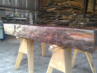 Cherry Hand Hewn Mantel