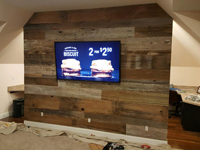 Barn Wood accent wall