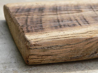 We love wood.Oak barnwood sanded